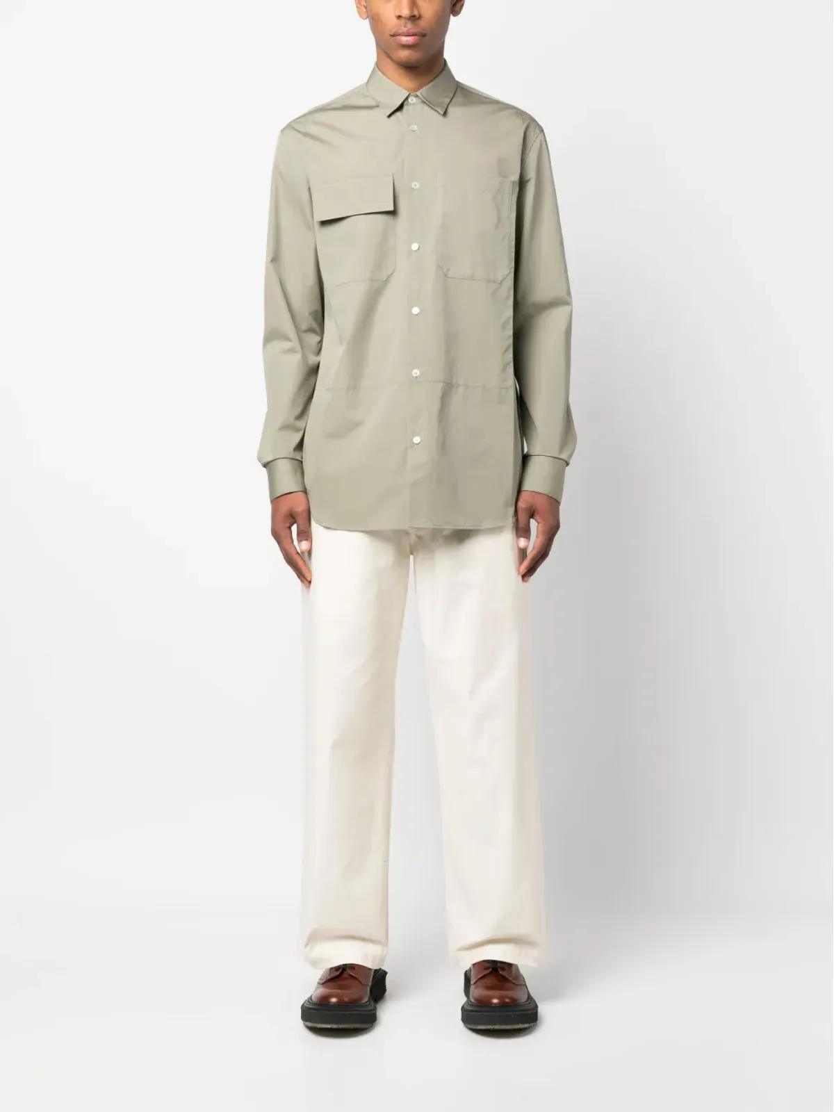 Jil Sander 長袖ボタンアップシャツ - 画像2