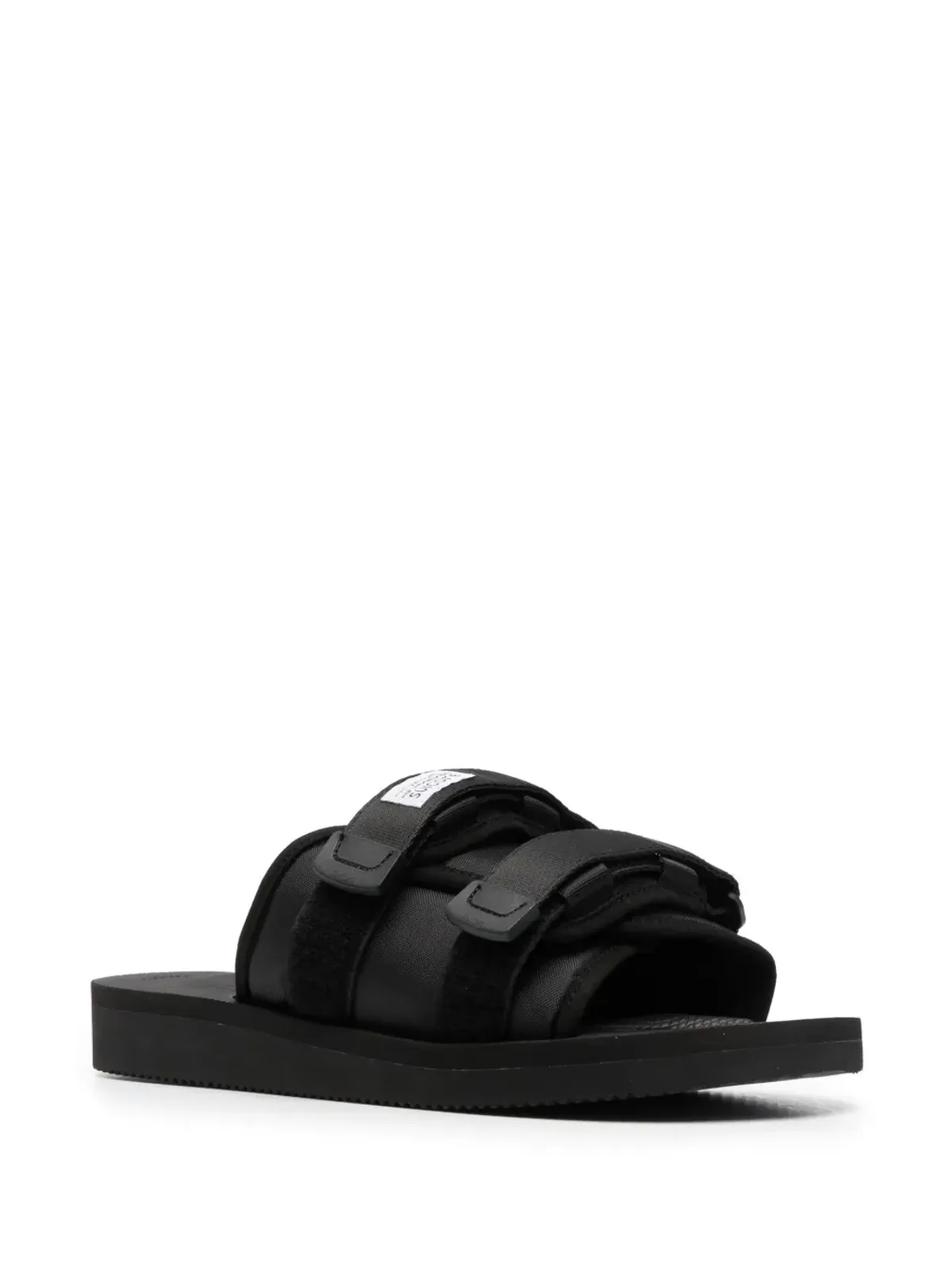 Suicoke ロゴパッチ タッチストラップ サンダル - 画像2