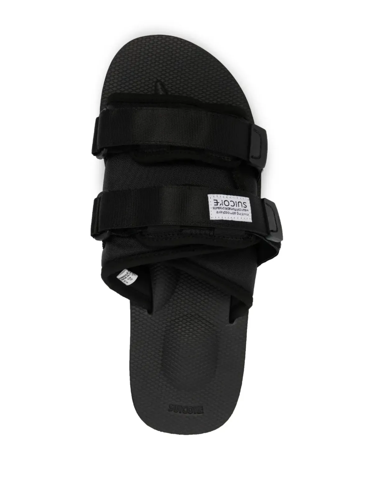 Suicoke ロゴパッチ タッチストラップ サンダル - 画像4