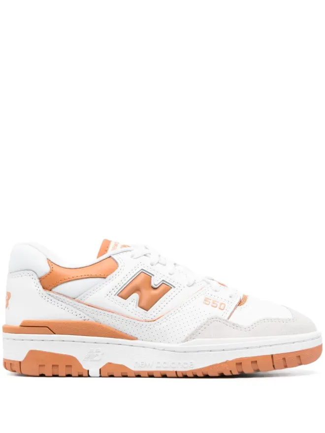 New Balance New Balance BB550 ロー・トップ レザー スニーカーの商品画像