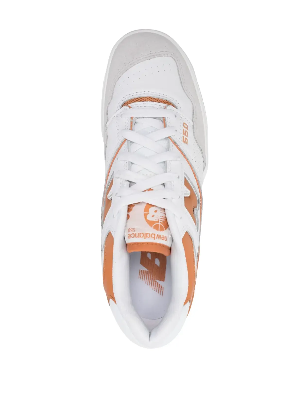 New Balance BB550 ロー・トップ レザー スニーカー - 画像4
