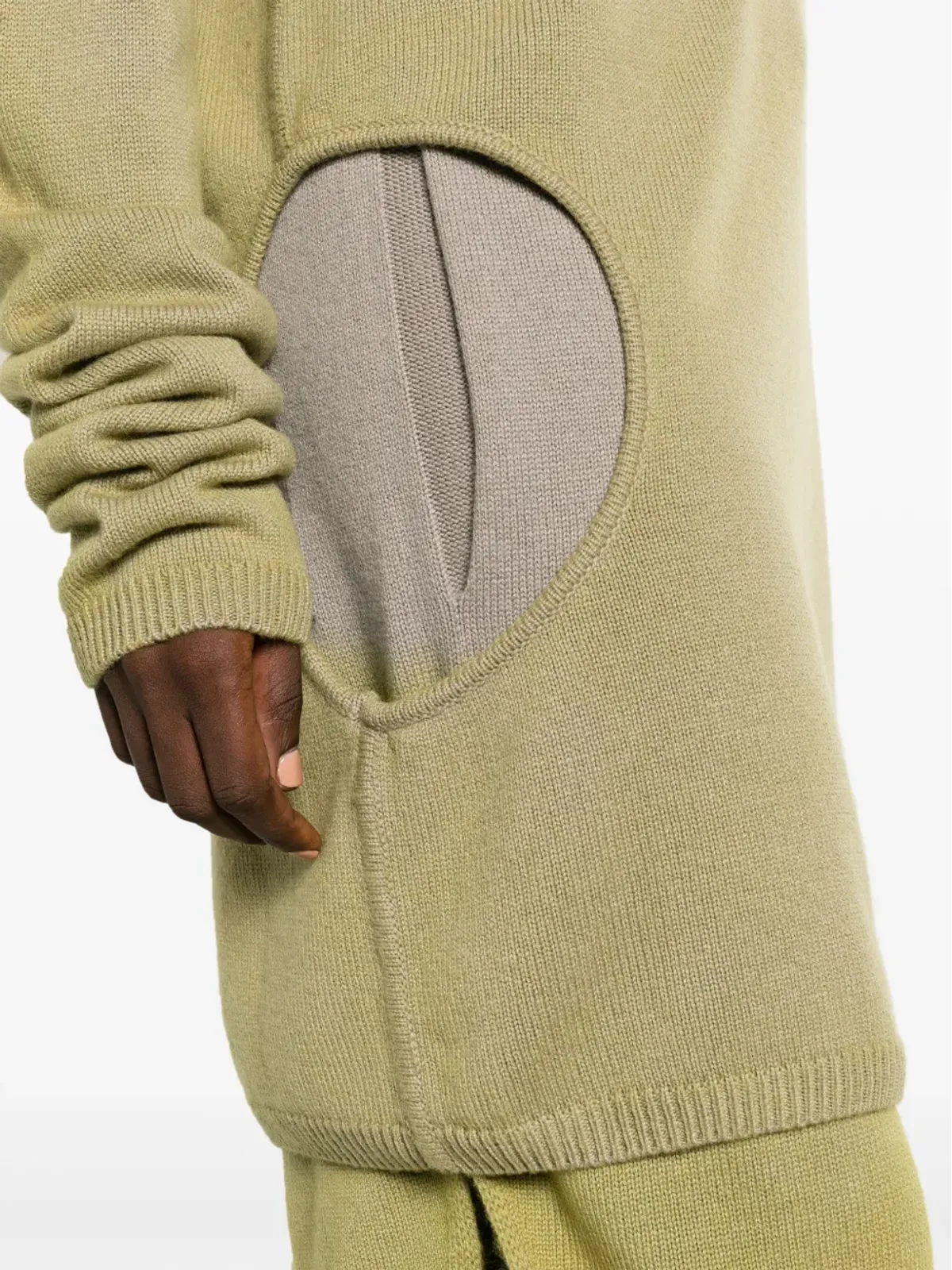 Moncler + Rick Owens サブヒューマン カットアウト ジャンパー - グレー - 画像5
