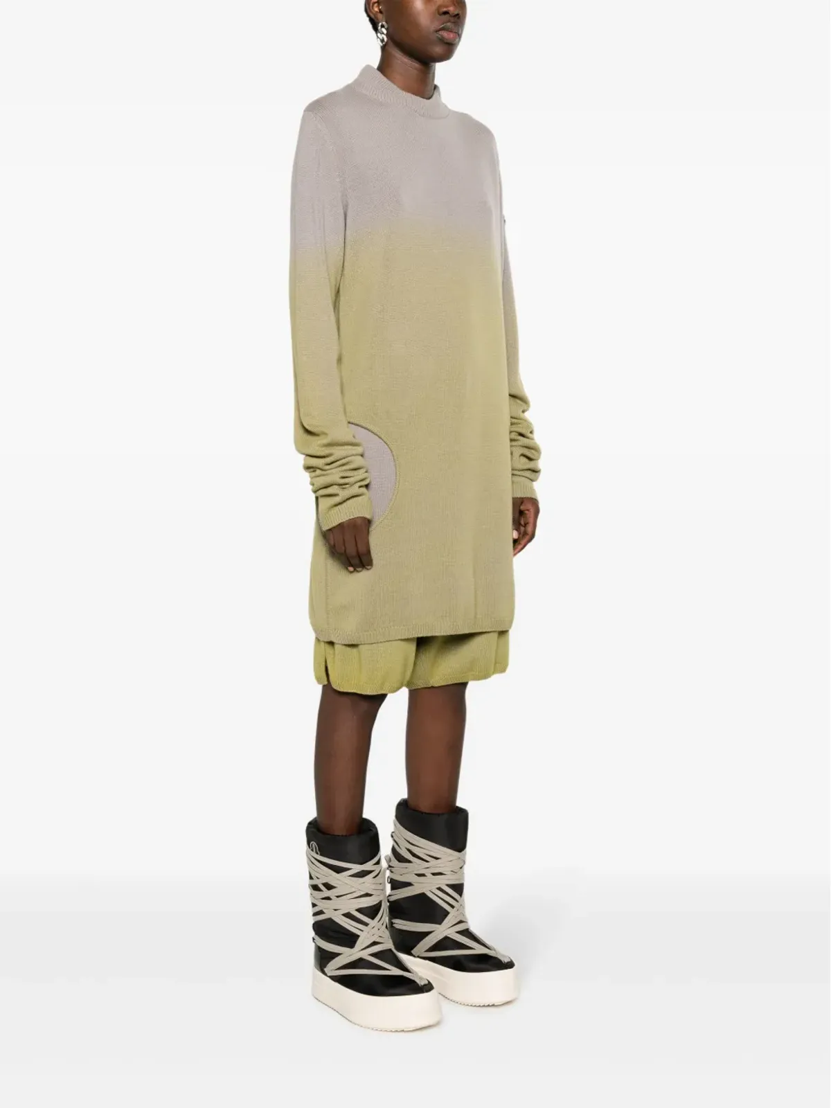 Moncler + Rick Owens サブヒューマン カットアウト ジャンパー - グレー - 画像3
