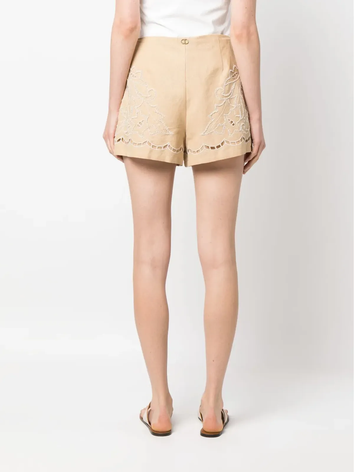 TWINSET broderie-anglaise ミニショーツ - 画像4