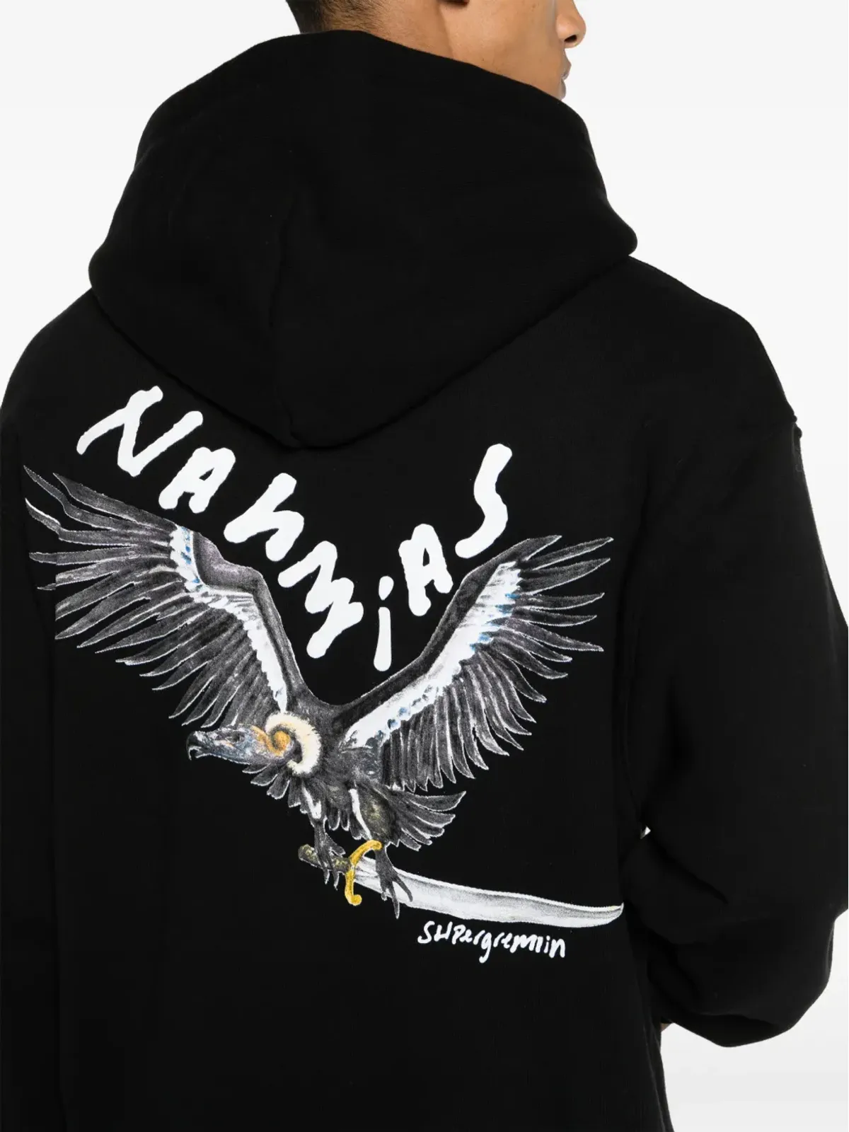 Nahmias x Kodak Vulture ロゴプリント フード付きパーカー - ブラック - 画像5