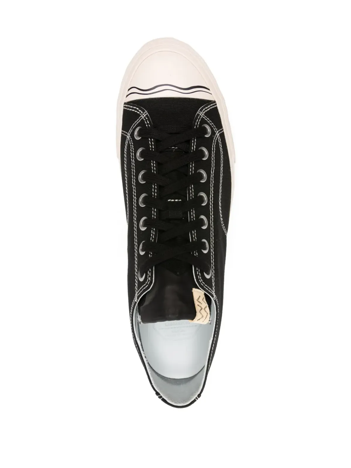 visvim Seeger Lo レザー スニーカー - ブラック - 画像4