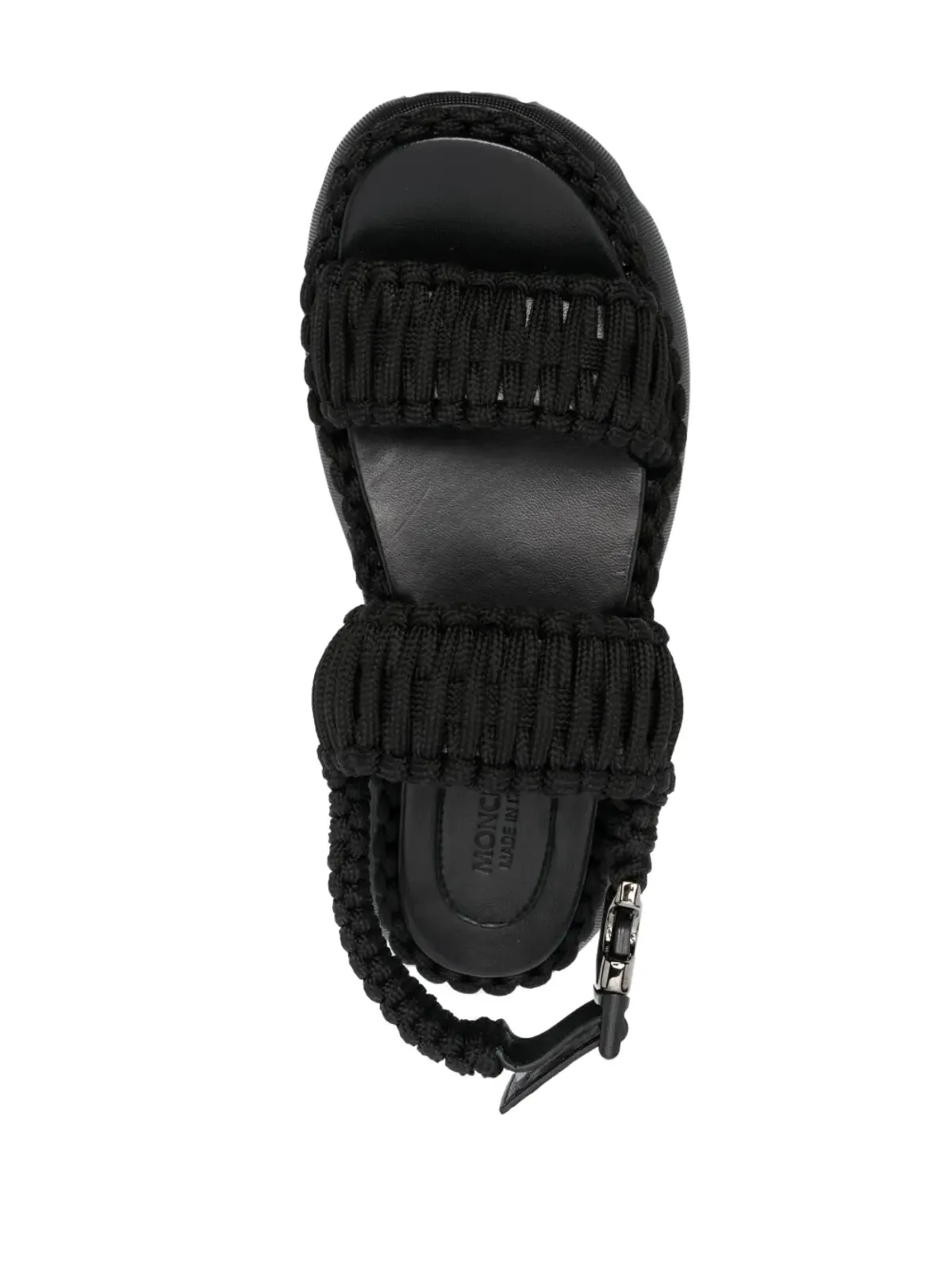 Moncler Belay woven sandals - Black - 画像4