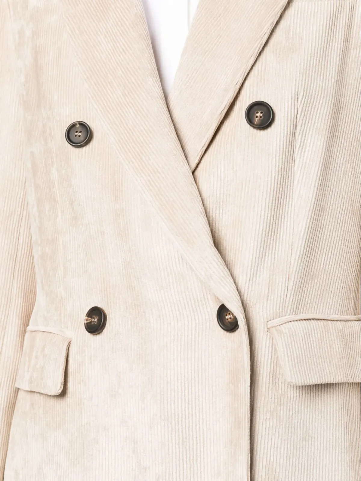 Brunello Cucinelli ダブルブレスト コーデュロイ ブレザー - 画像5