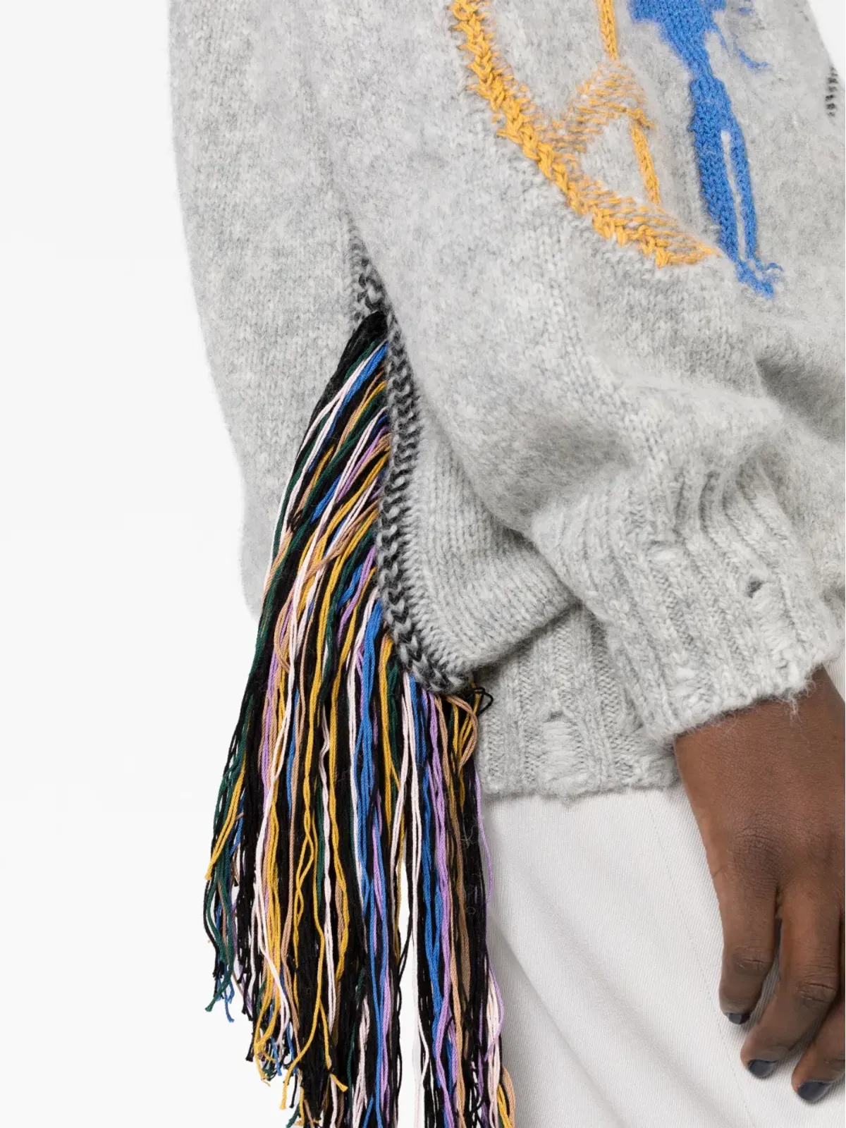 Stella McCartney フォークグラフィック刺繍入りジャンパー - 画像3