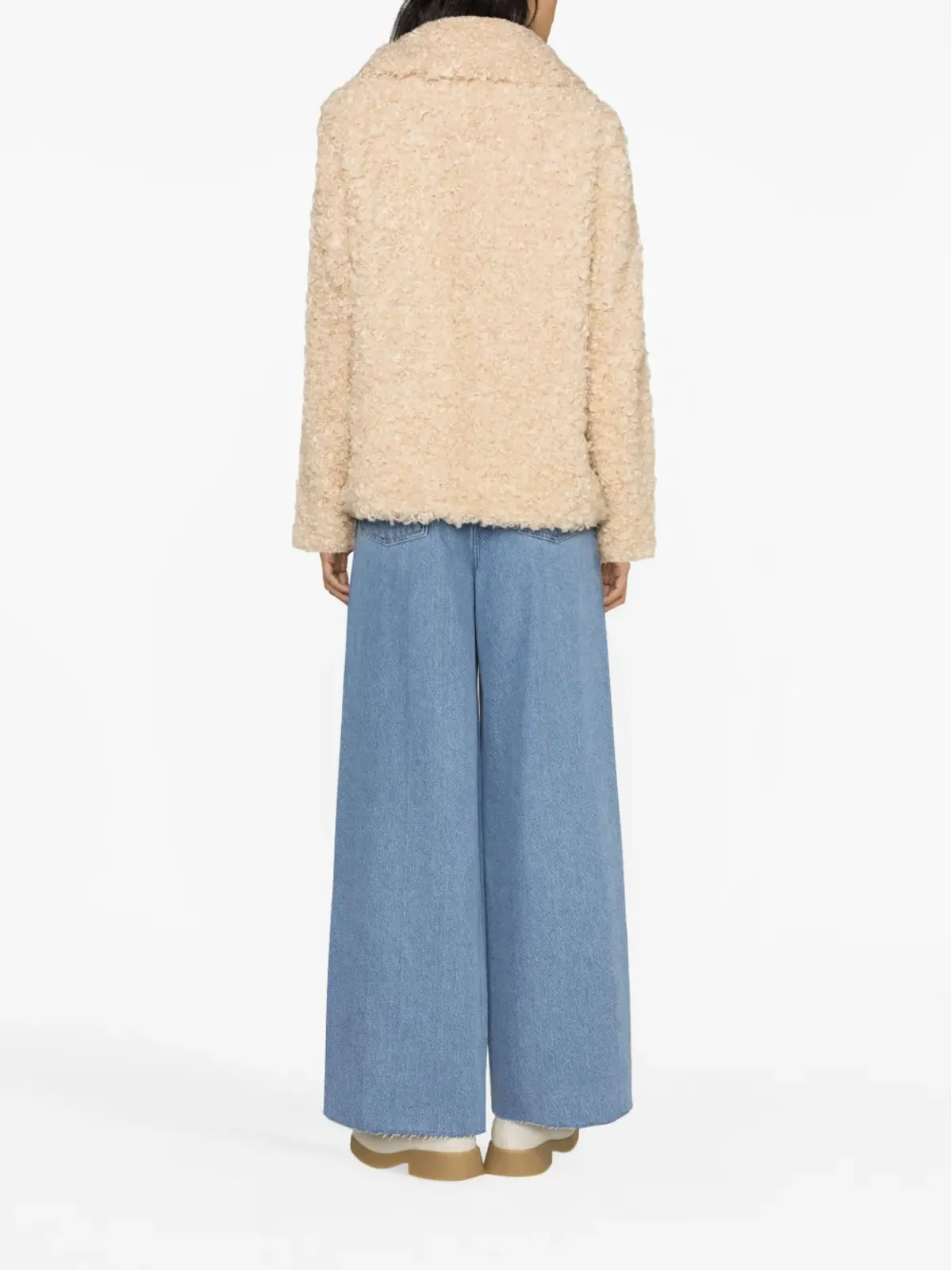 Stella McCartney テディファー風デザイン オーバーサイズコート - 画像3
