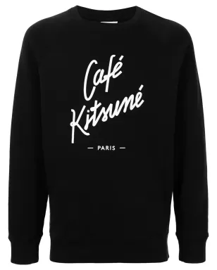 CAFÉ KITSUNÉ ロゴプリント コットン スウェット - サムネイル1