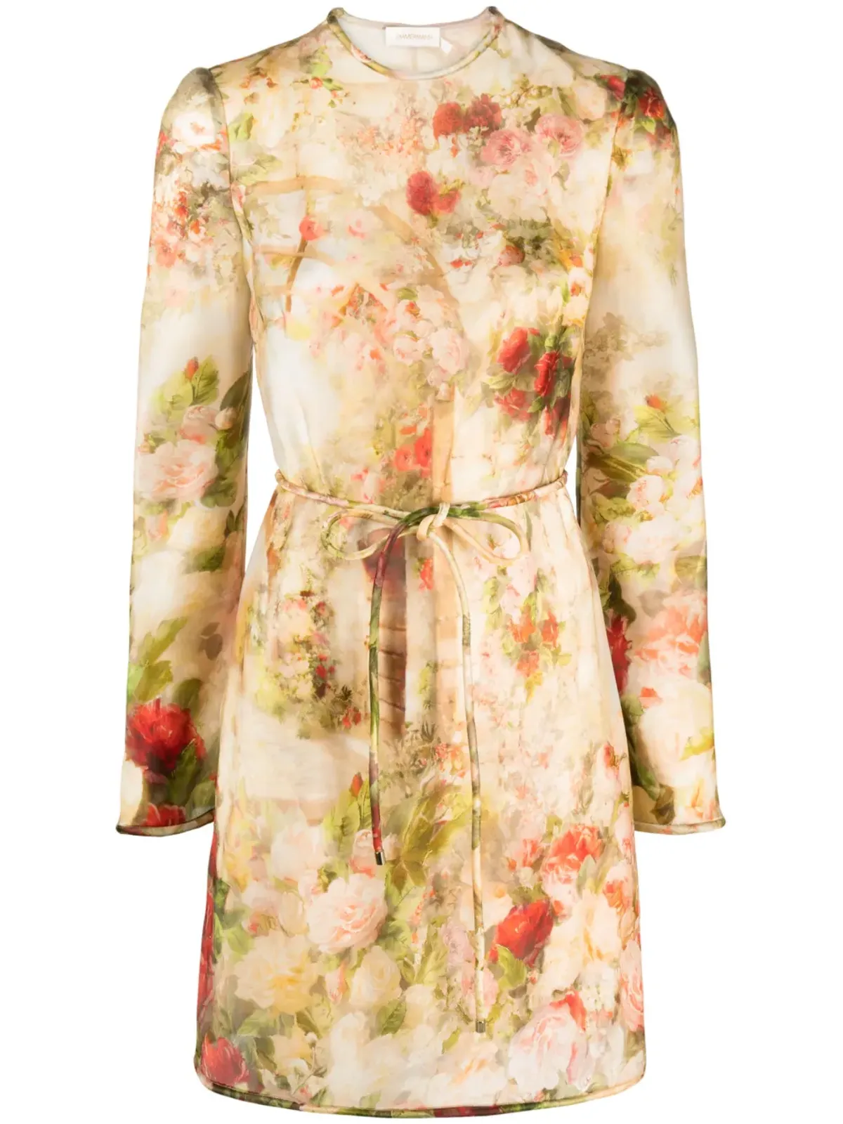 ZIMMERMANN Luminosity フローラルプリント シルク ミニドレス - 画像1