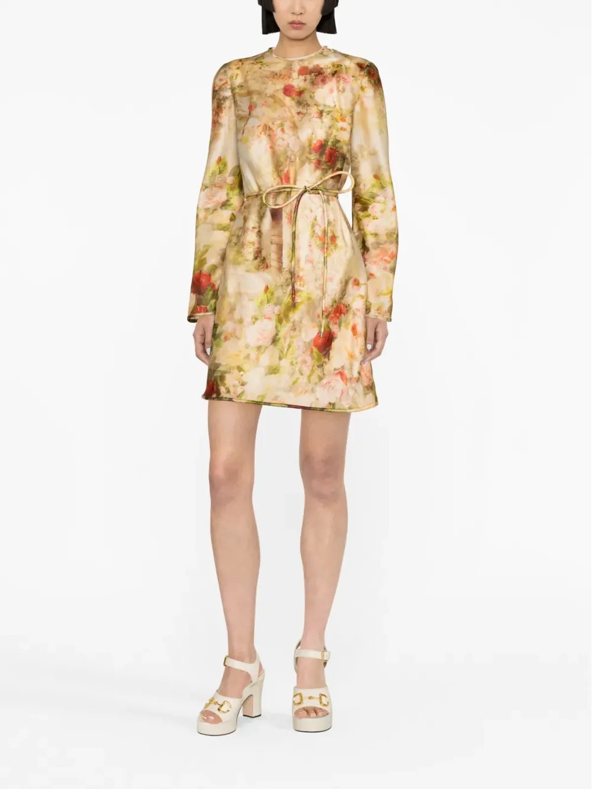 ZIMMERMANN Luminosity フローラルプリント シルク ミニドレス - 画像3