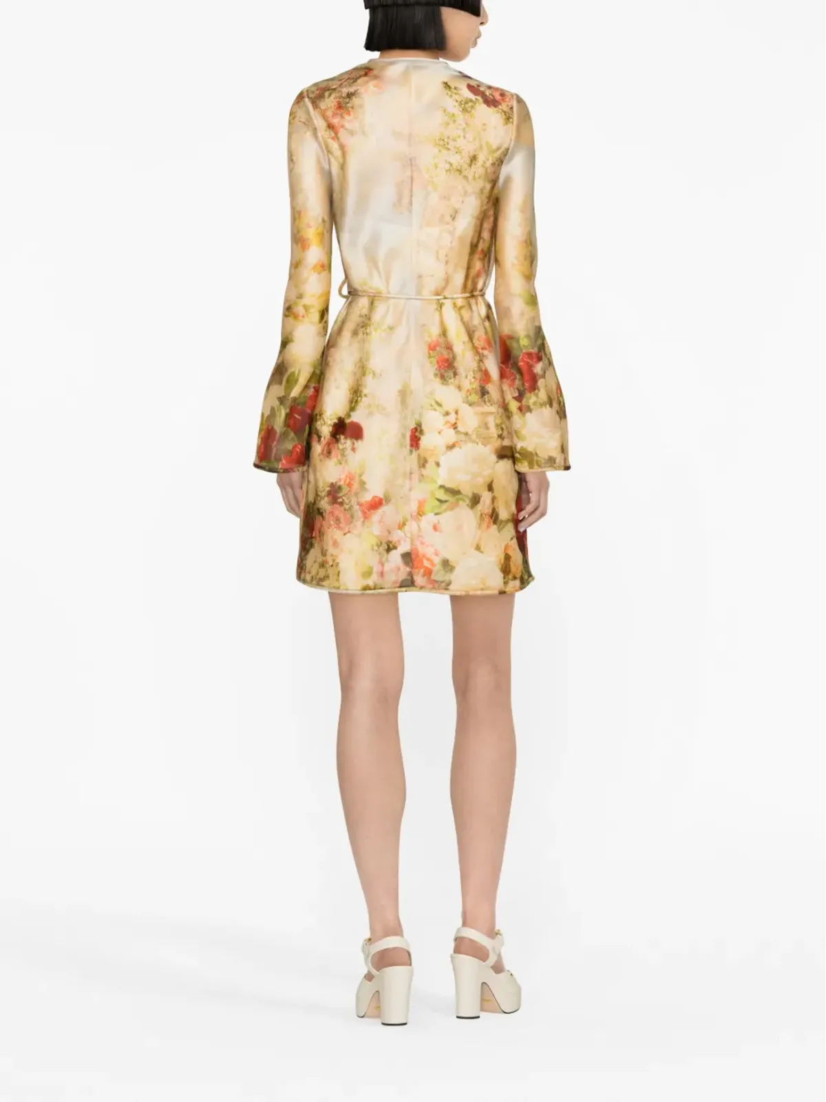ZIMMERMANN Luminosity フローラルプリント シルク ミニドレス - 画像4
