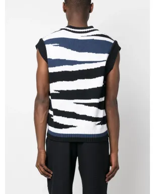 Missoni Vネック ノースリーブニットベスト - サムネイル4