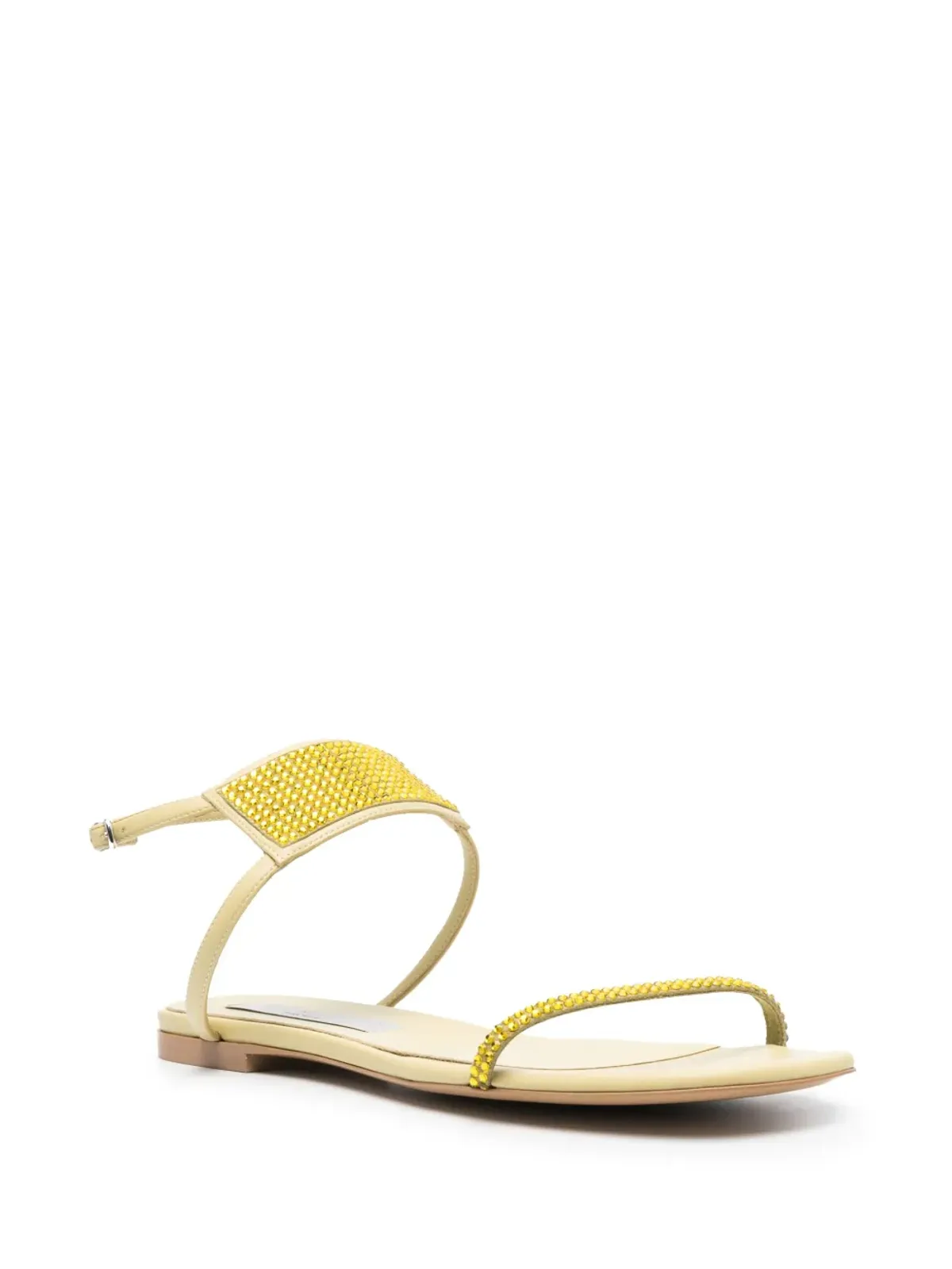 Stella McCartney クリスタル装飾フラットサンダル - 画像2