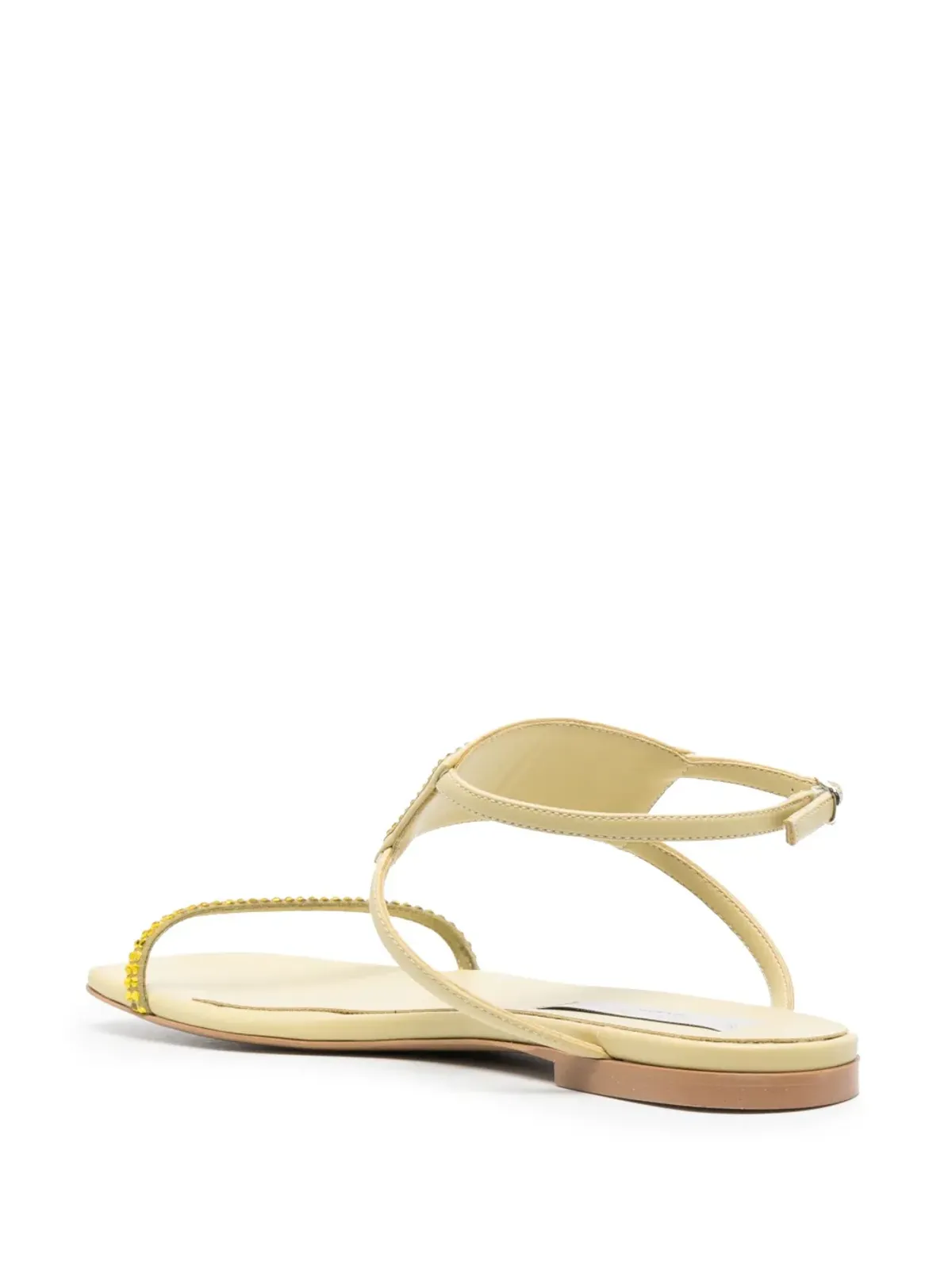 Stella McCartney クリスタル装飾フラットサンダル - 画像3