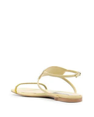 Stella McCartney クリスタル装飾フラットサンダル - サムネイル3