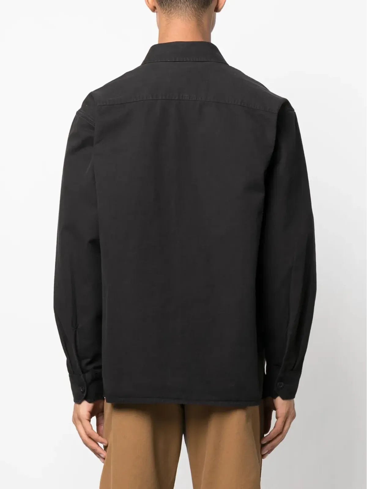 Carhartt WIP ロゴパッチコットンシャツ - 画像4
