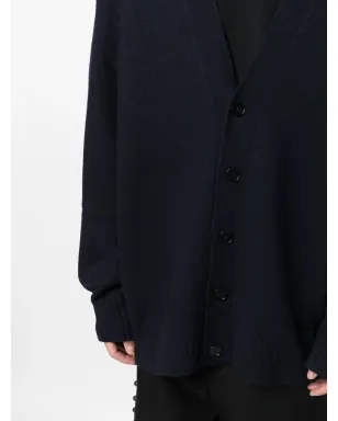 Jil Sander Vネック ウール カーディガン - サムネイル5