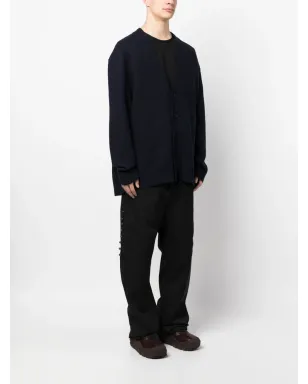 Jil Sander Vネック ウール カーディガン - サムネイル3
