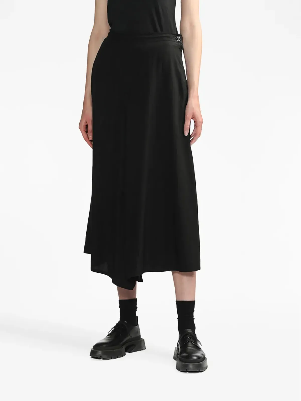 Y's アシンメトリックハイウエストスカート - 画像3
