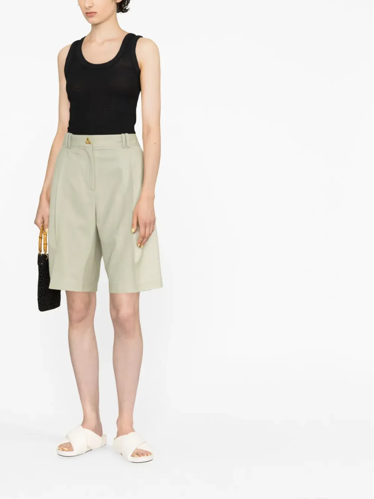 Jil Sander シャーリングタンクトップ - 画像2