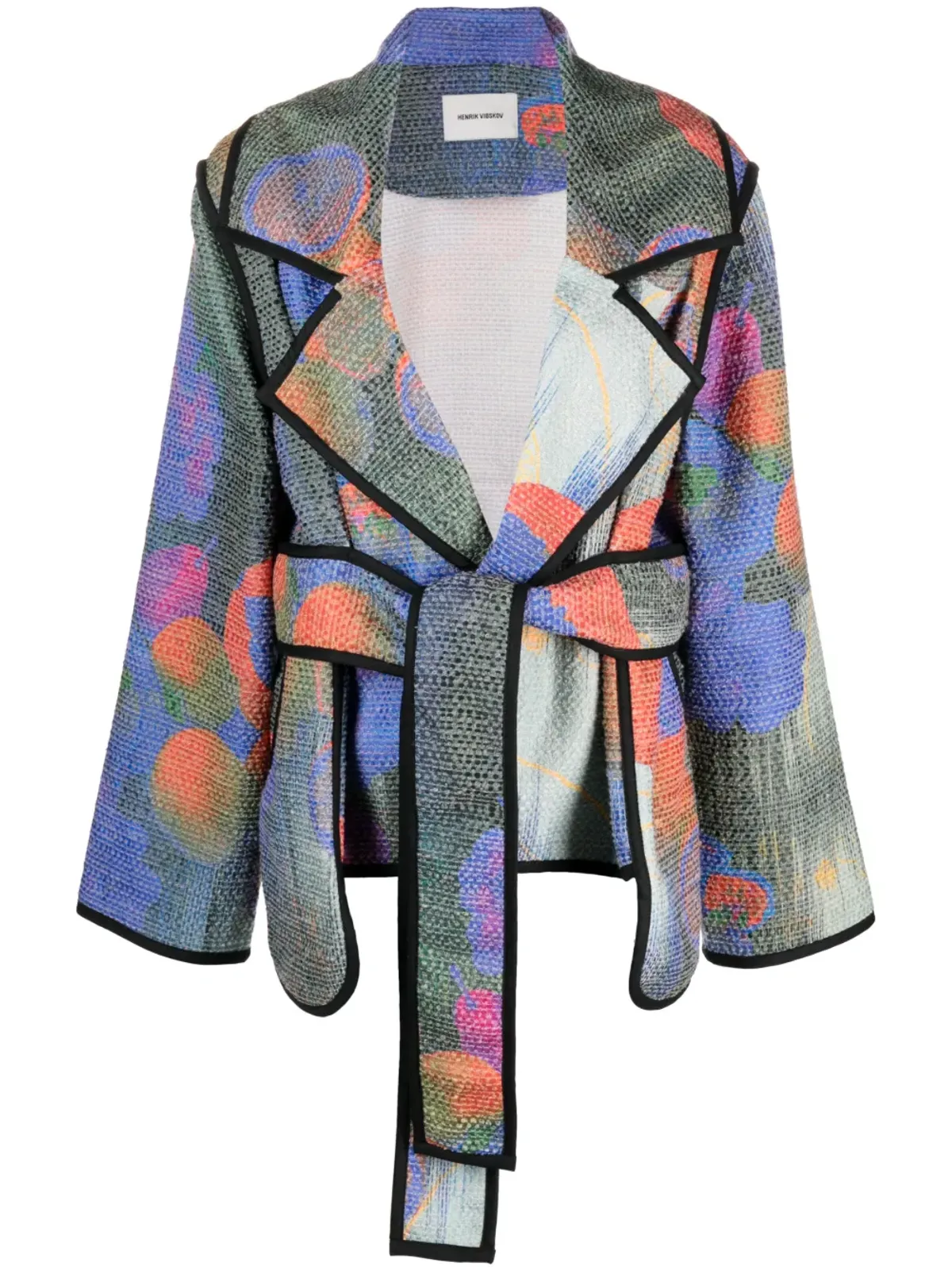 Henrik Vibskov Playa wool jacket - Blue - 画像1