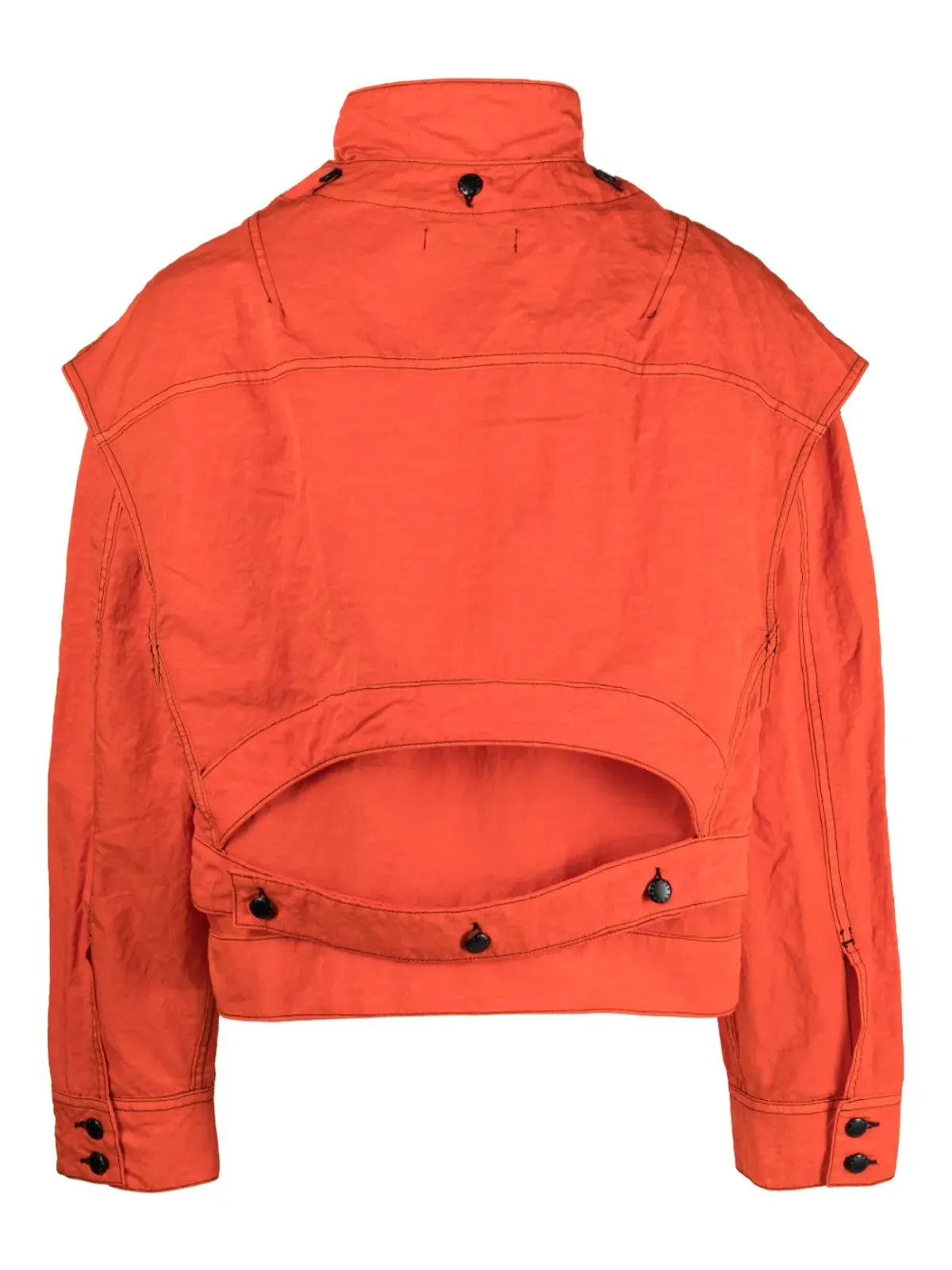 Eckhaus Latta モバイルハイネックオーバーサイズジャケット - オレンジ - 画像2