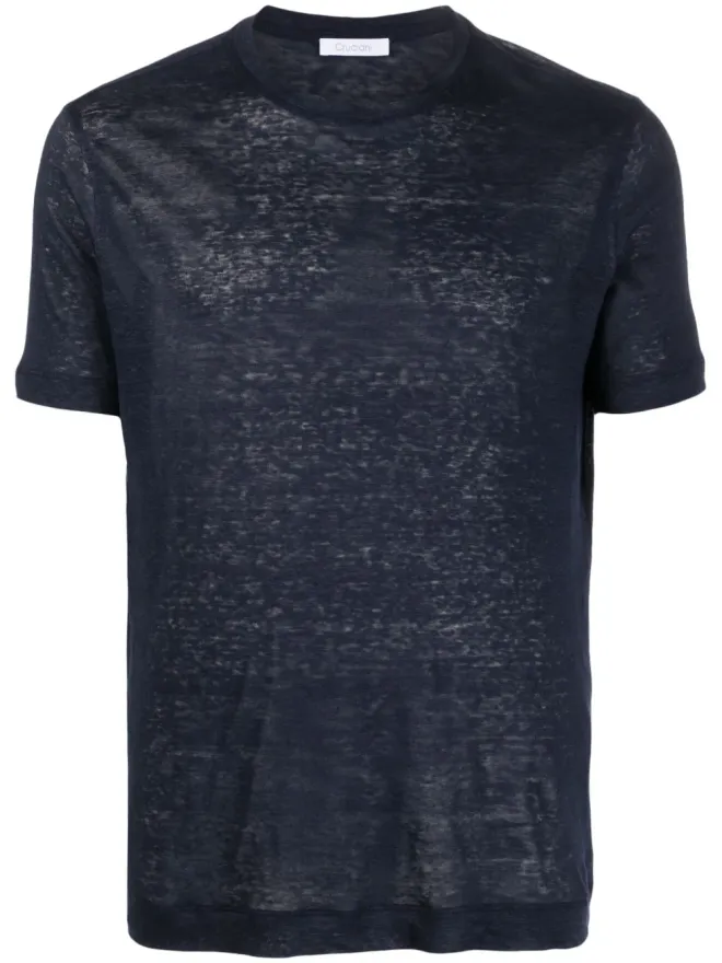 Cruciani Cruciani ライン入り半袖Tシャツの商品画像
