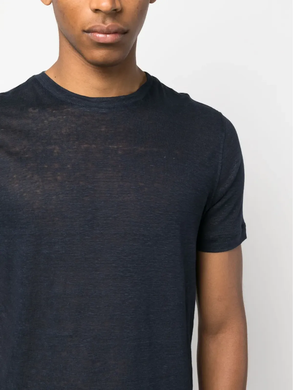 Cruciani ライン入り半袖Tシャツ - 画像5