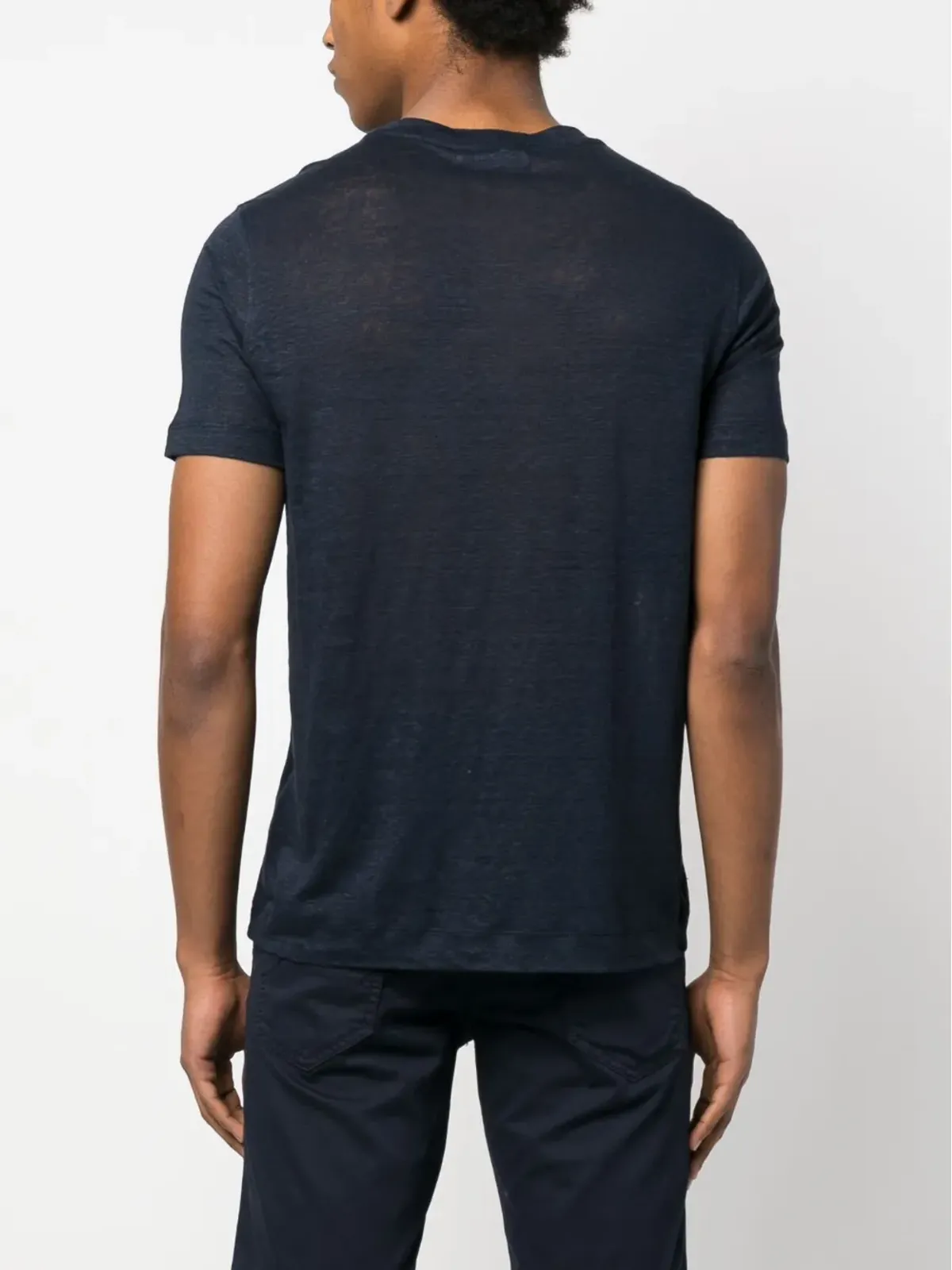 Cruciani ライン入り半袖Tシャツ - 画像4