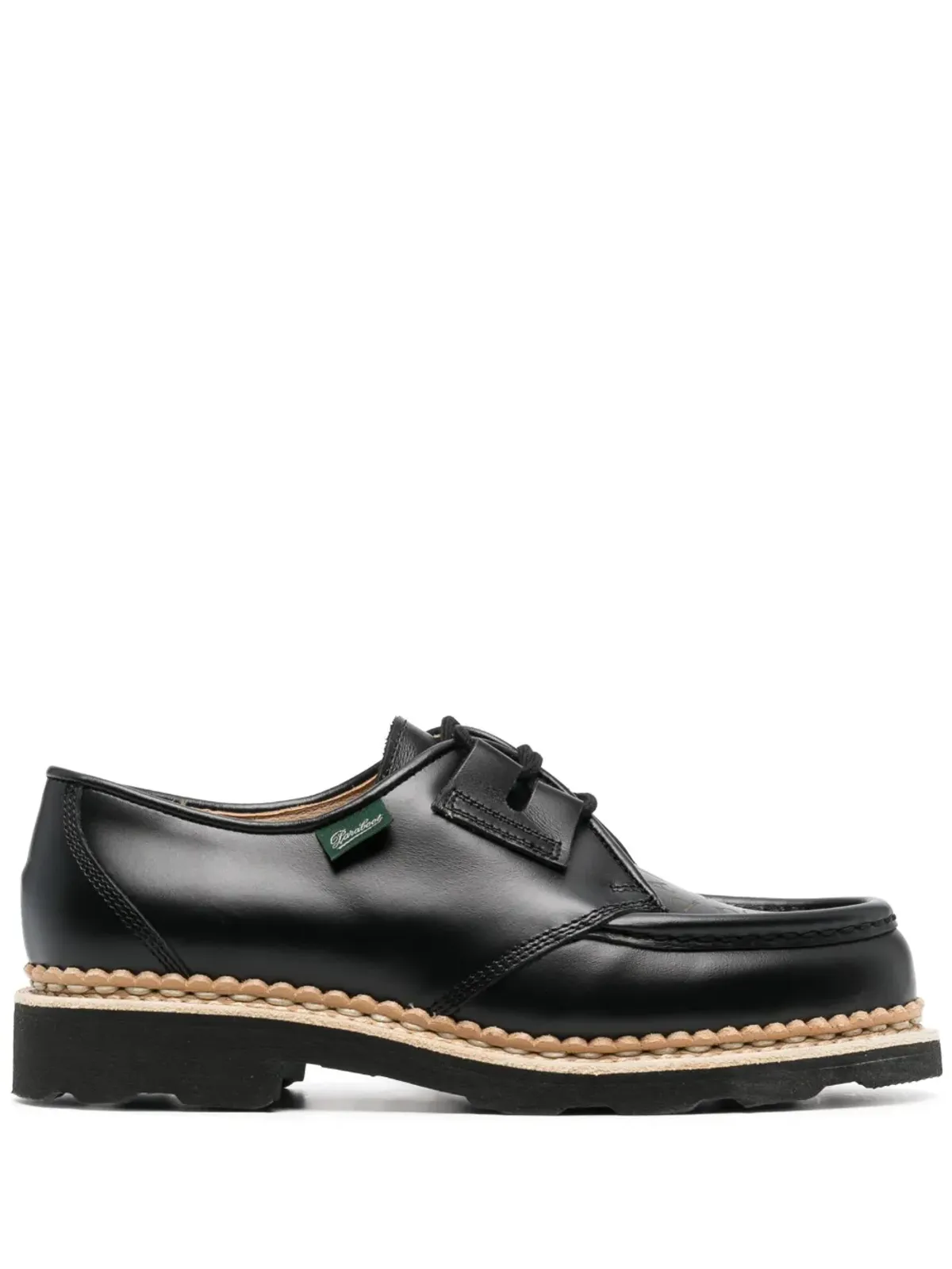 Patou x Paraboot lace-up Derby shoes - Black - 画像1