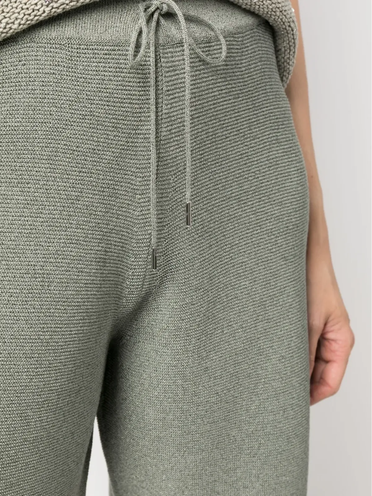 Le Tricot Perugia ドローストリングウエスト コットンショーツ - 画像5