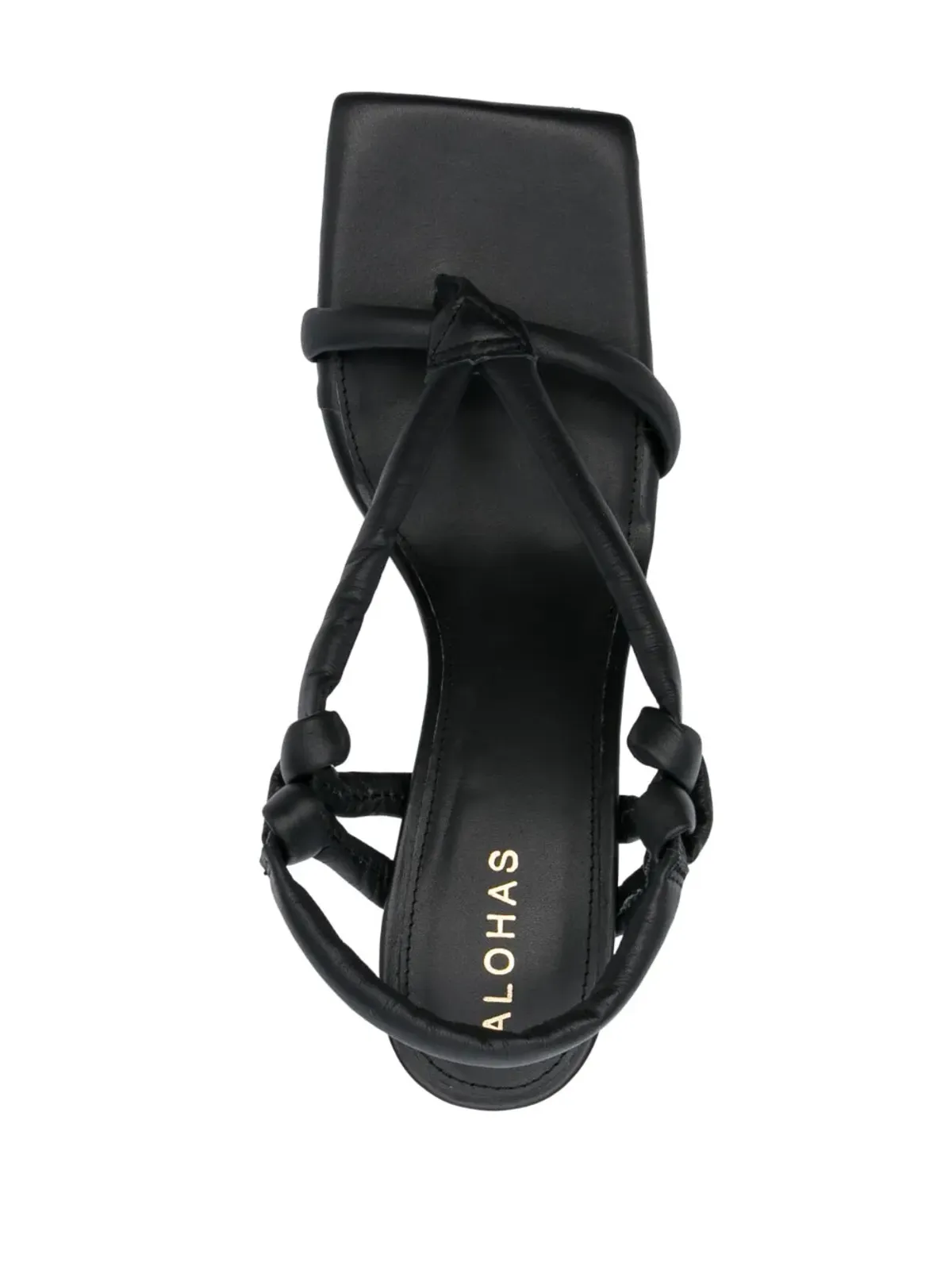ALOHAS Sheila 90mm leather sandals - Black - 画像4