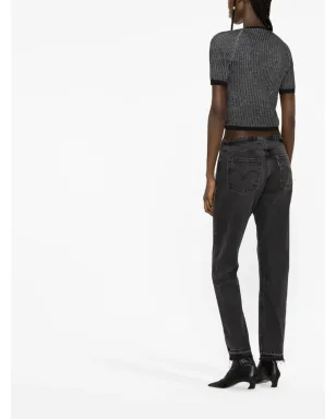 Eckhaus Latta アモレット クロップドTシャツ - サムネイル3