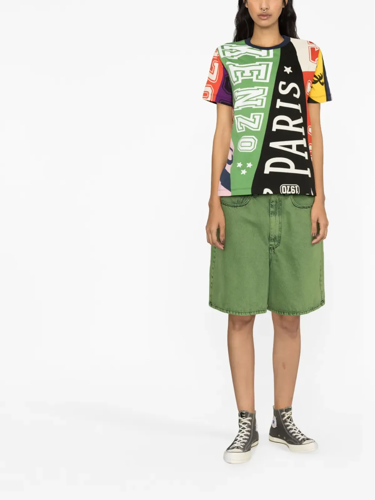 Kenzo フラグロゴプリント コットンTシャツ - 画像2