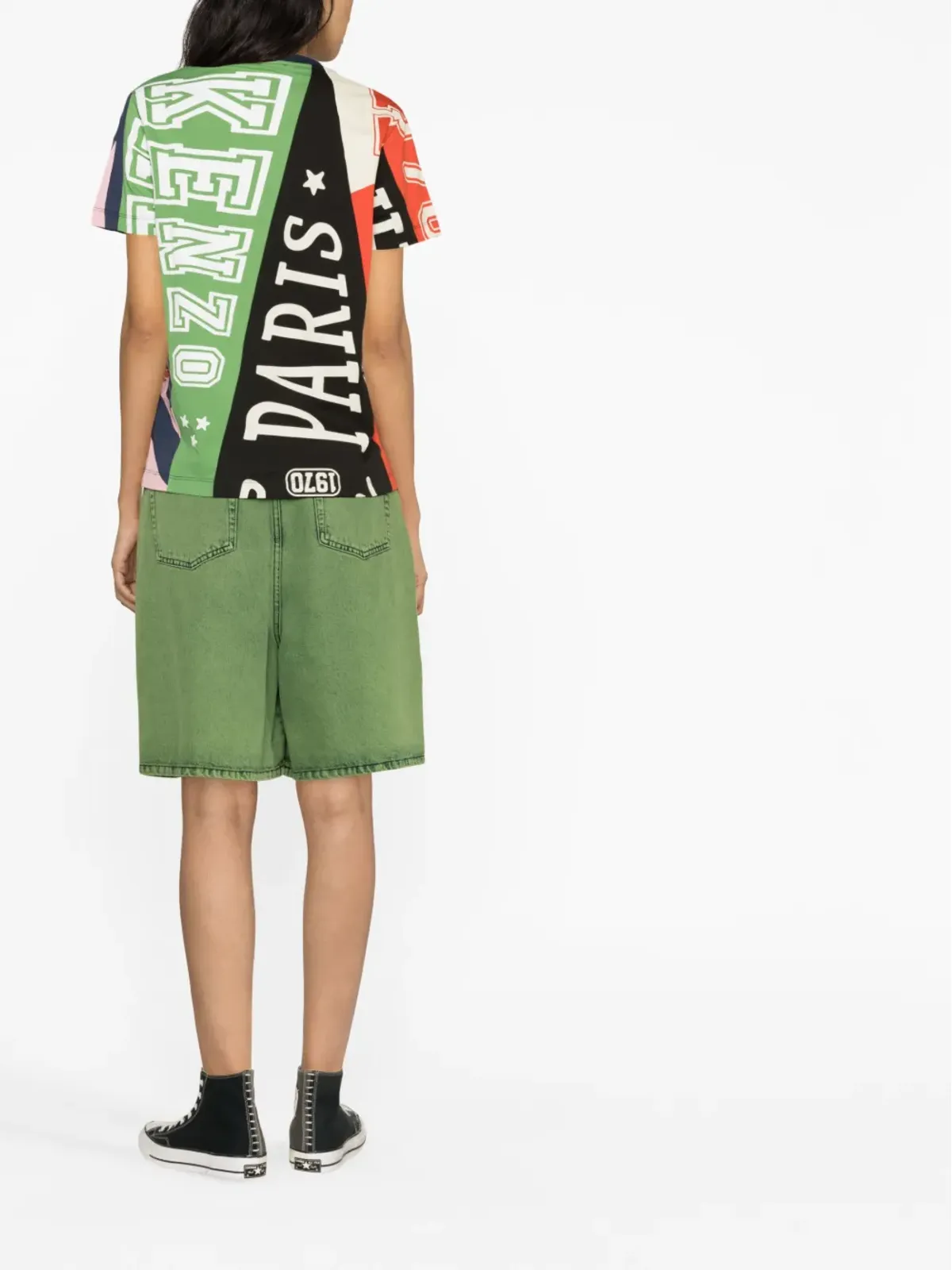Kenzo フラグロゴプリント コットンTシャツ - 画像3