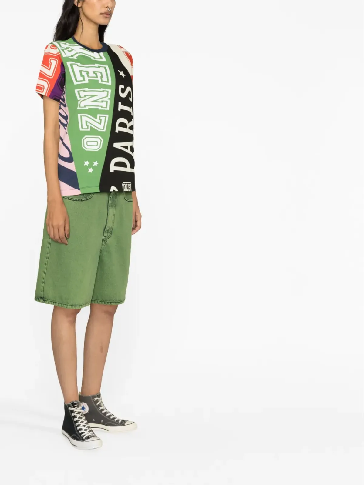 Kenzo フラグロゴプリント コットンTシャツ - 画像4