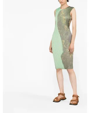 Eckhaus Latta グラフィックプリントニットミディドレス - サムネイル2
