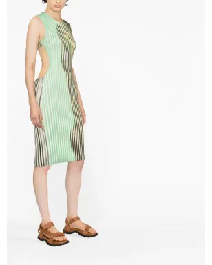 Eckhaus Latta グラフィックプリントニットミディドレス - サムネイル4