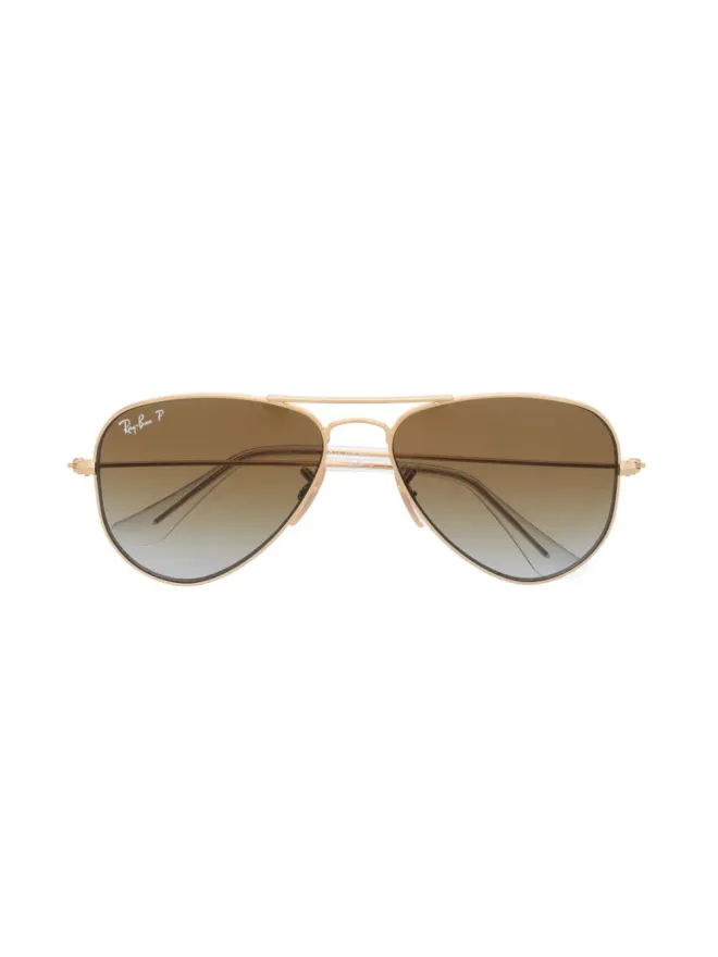 RAY-BAN JUNIOR RAY-BAN JUNIOR アビエーターグラデーションサングラス - Goldの商品画像