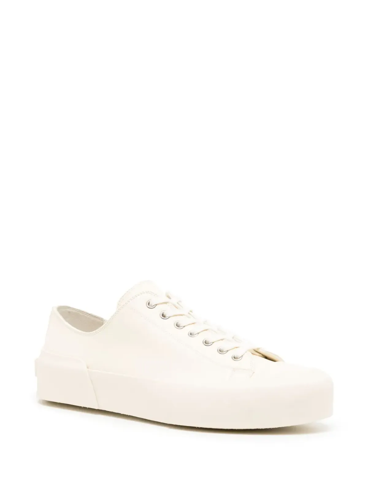 Jil Sander ロー・トップ レザー・スニーカー - 画像2