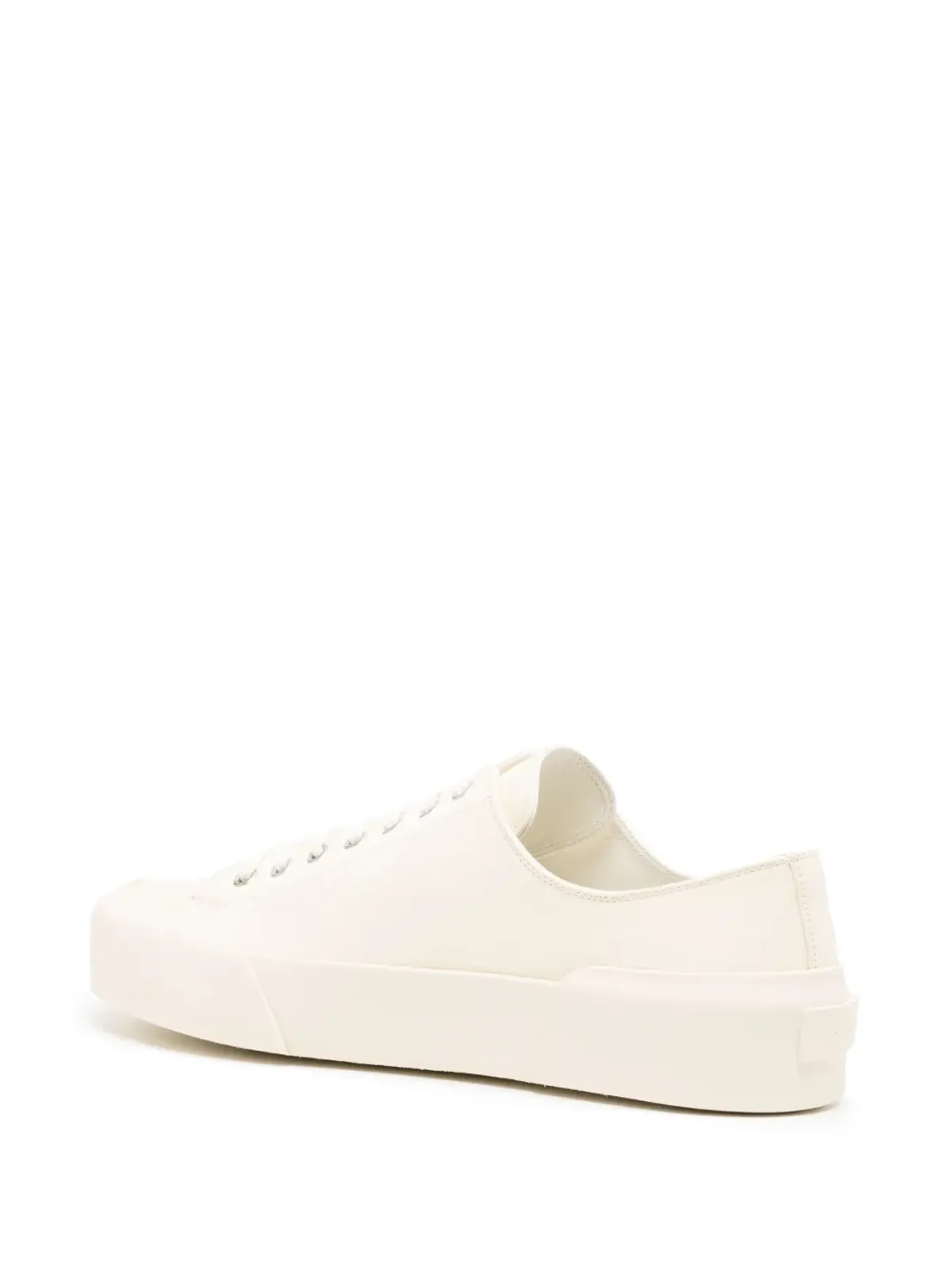 Jil Sander ロー・トップ レザー・スニーカー - 画像3