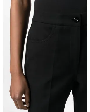 Jil Sander プリーツ加工フレアクロップドパンツ - サムネイル5