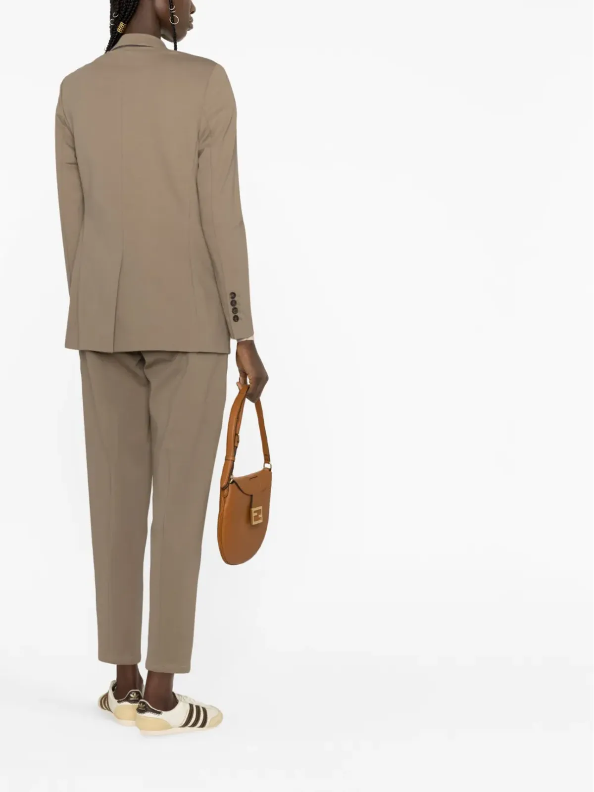 Brunello Cucinelli ダブルブレスト コットンブレンド ブレザー - 画像3