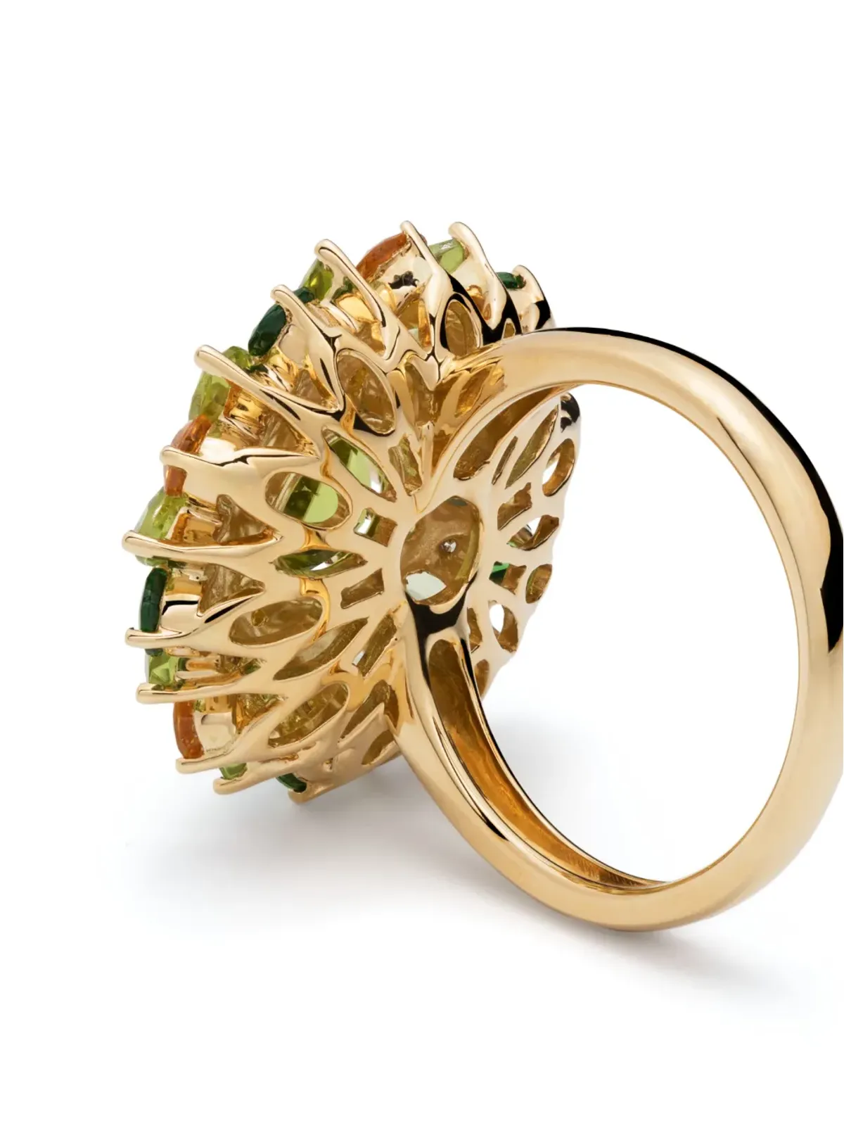 Stefere 18kt イエローゴールド マルチストーンリング - 画像4