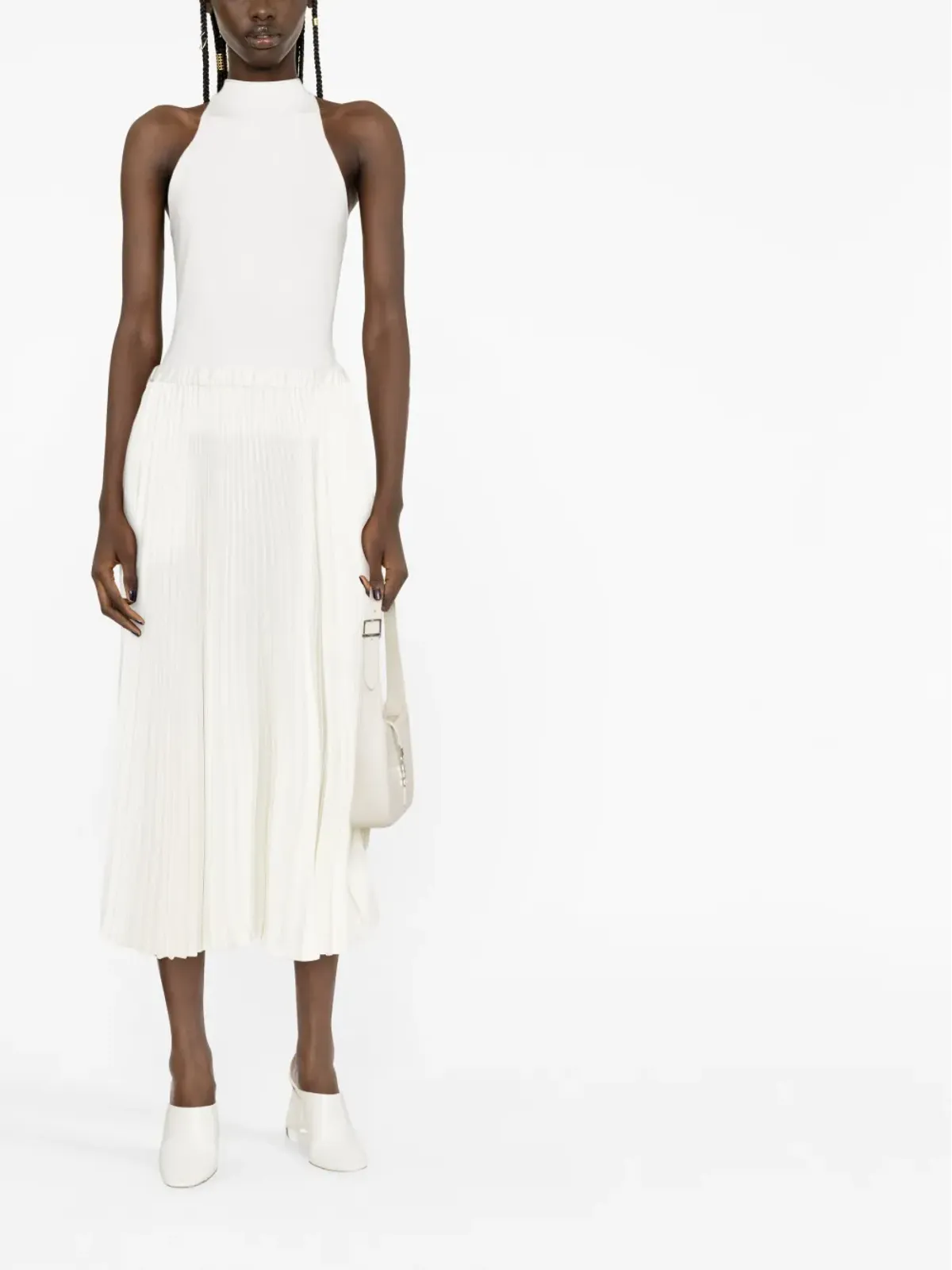Jil Sander プリーツミディ丈スカート - 画像2