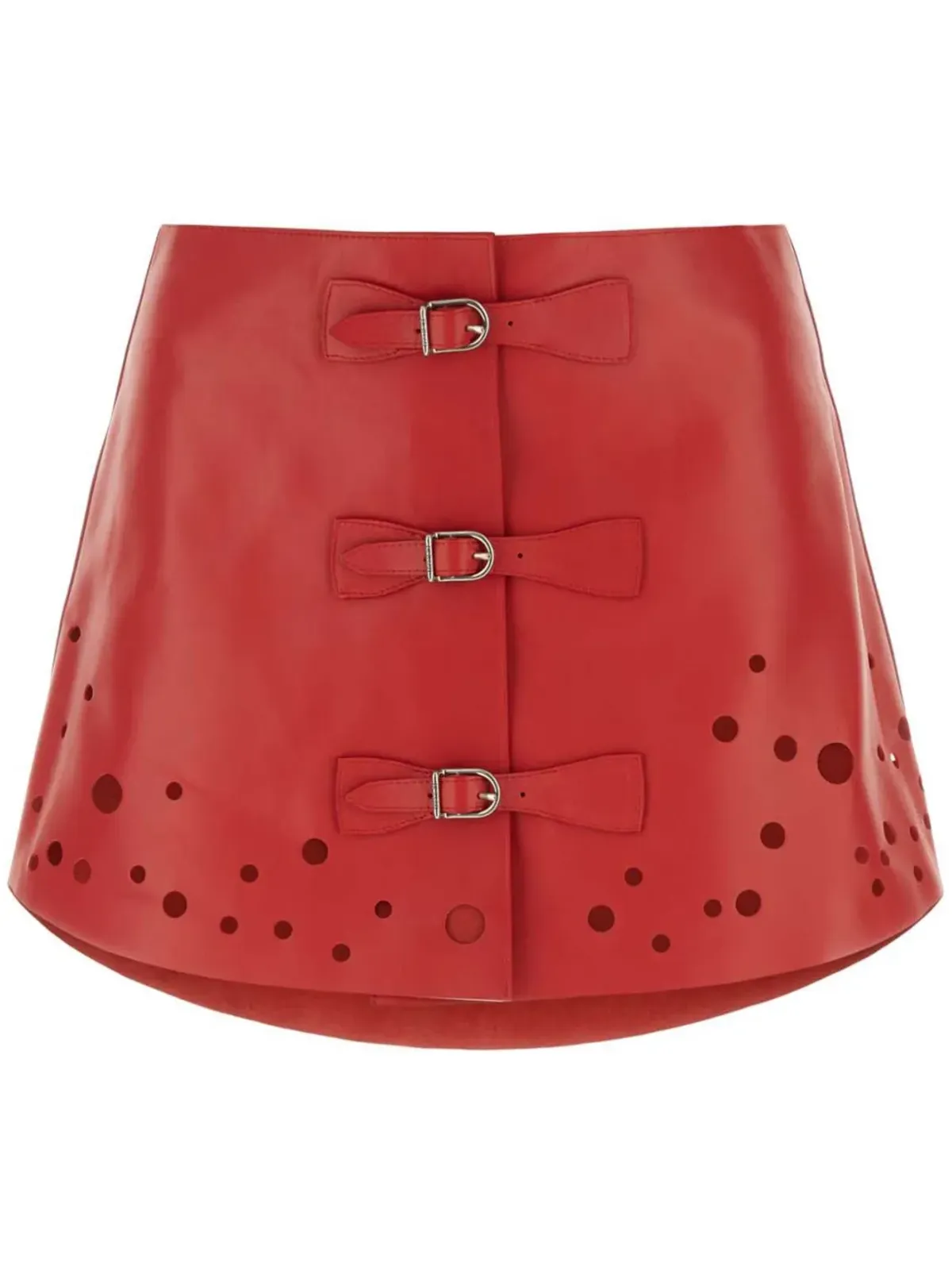 Durazzi Milano パンチングレザーミニスカート - 画像1