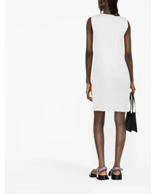 Pleats Please Issey Miyake Monthly Colors March plissé dress - White - サムネイル3